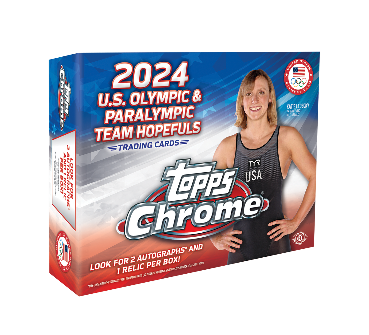 2024 Topps Chrome US Olympic & Paralympic Team Hopefuls Hobby Box