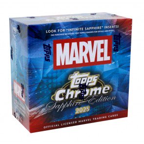 2025 Topps Marvel Chrome Sapphire Edition Box – Montasy Comics NYC