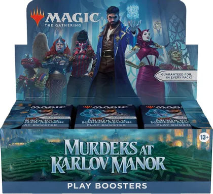 Murders at Karlov Manor Play Booster 6 Box Case Montasy Comics NYC Murders at Karlov Manor Play Booster 6 Box Case Montasy Comics NYC