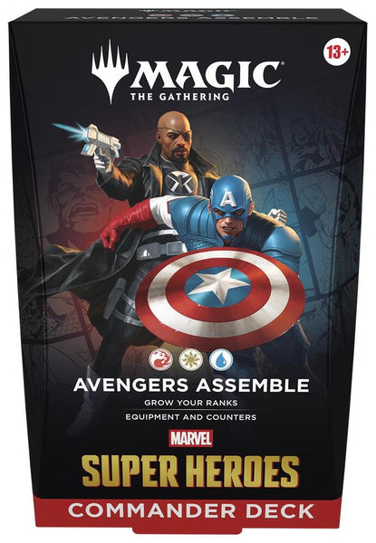 mtg superhero cards A Complete Guide To The Marvel's Super Heroes Commander Decks The Gathering Magic The Gathering Marvel Super