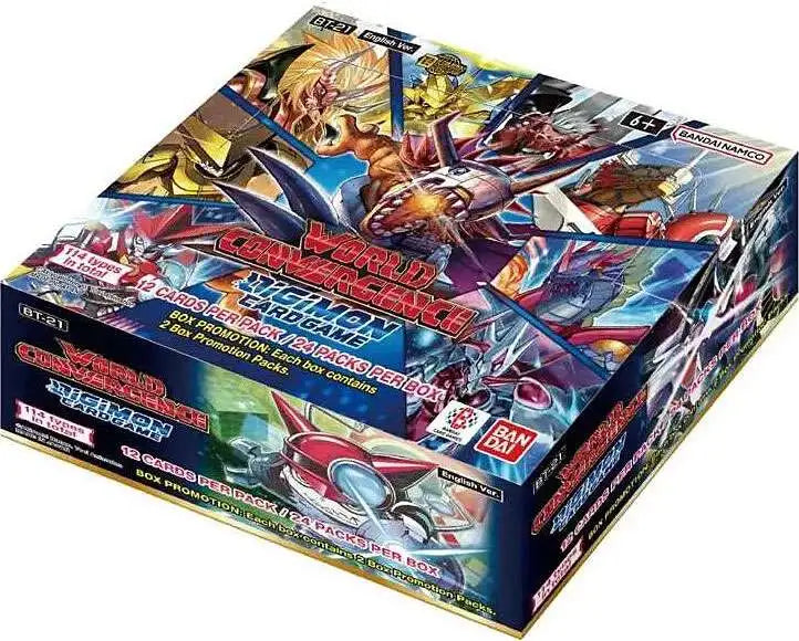 Digimon World Convergence BT-21 Booster Box – Montasy Comics NYC